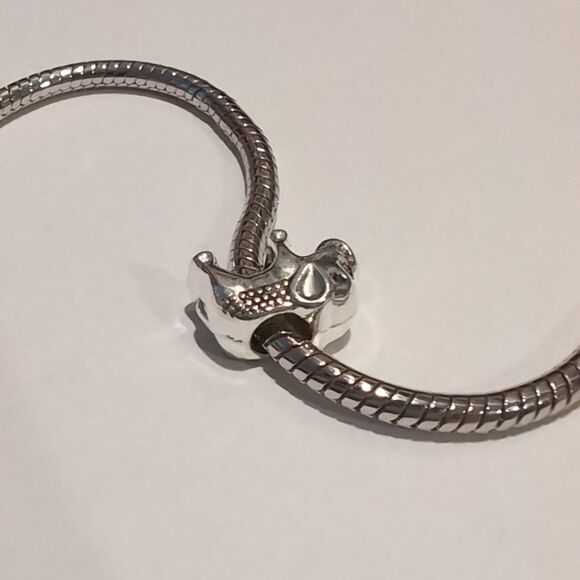 Silver Elephant Charm for Pandora Style Bracelet - Picture 4 of 4